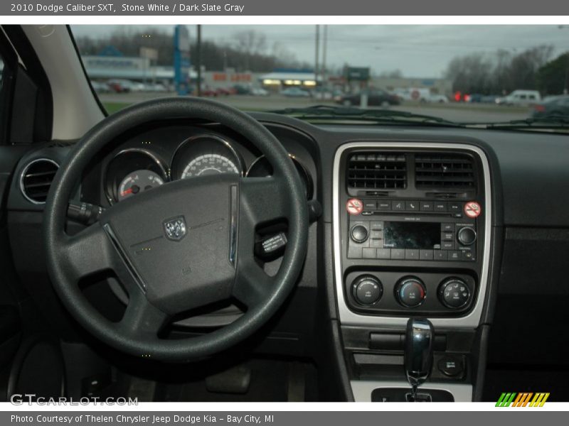 Stone White / Dark Slate Gray 2010 Dodge Caliber SXT