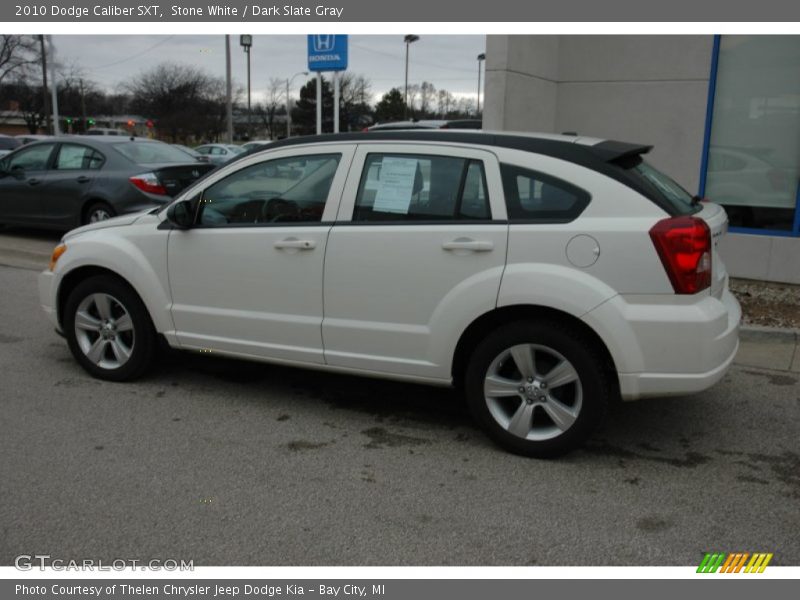 Stone White / Dark Slate Gray 2010 Dodge Caliber SXT