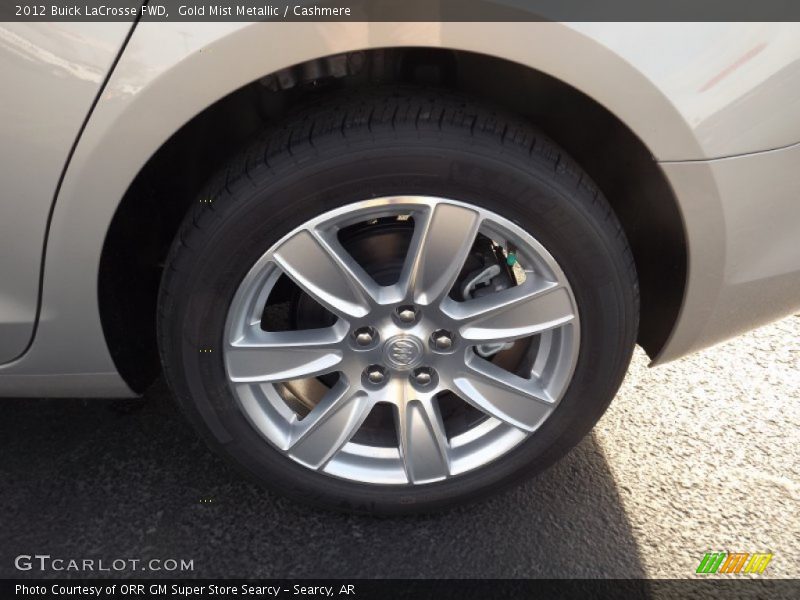 Gold Mist Metallic / Cashmere 2012 Buick LaCrosse FWD