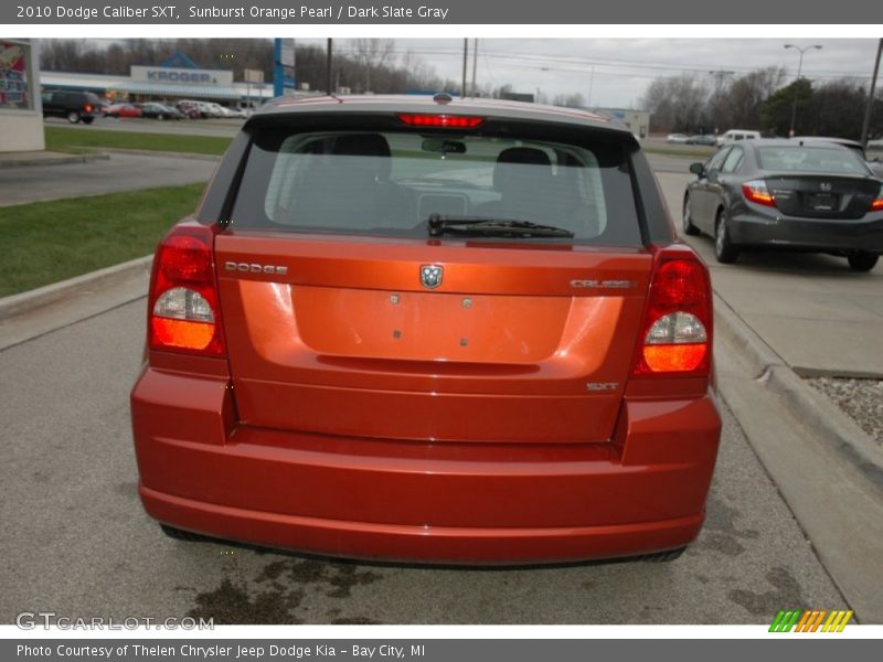Sunburst Orange Pearl / Dark Slate Gray 2010 Dodge Caliber SXT