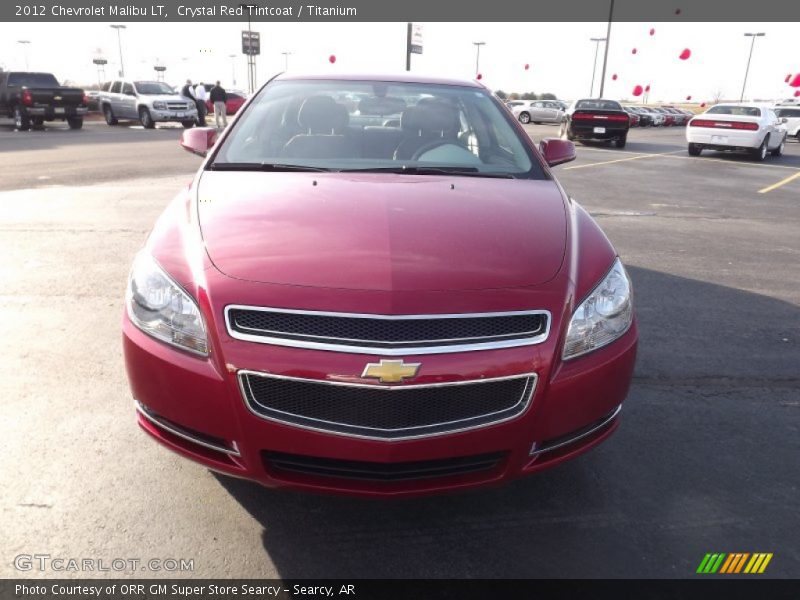 Crystal Red Tintcoat / Titanium 2012 Chevrolet Malibu LT