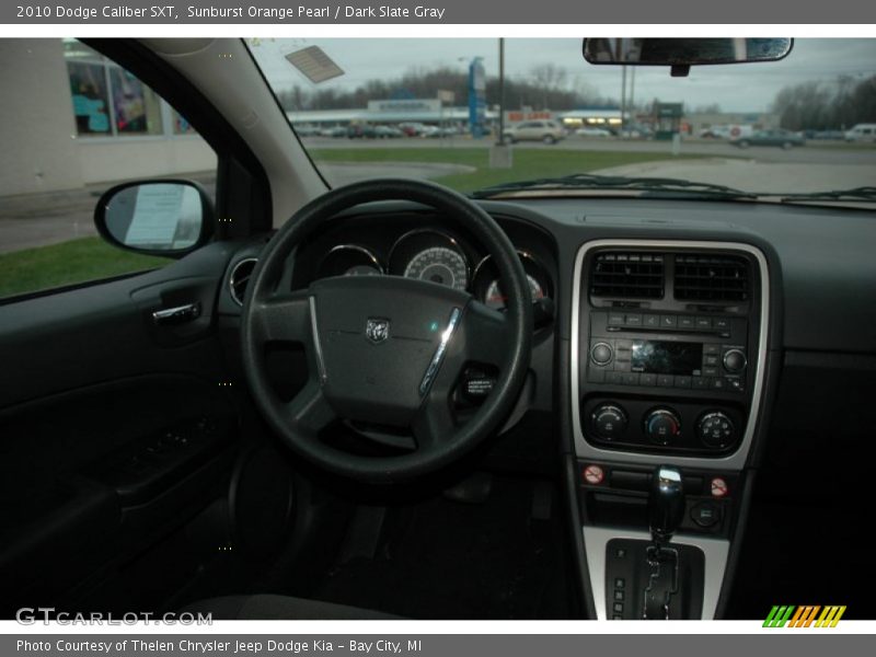 Sunburst Orange Pearl / Dark Slate Gray 2010 Dodge Caliber SXT