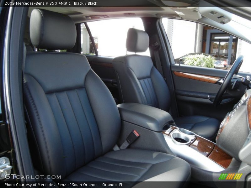 Black / Black 2009 Mercedes-Benz R 350 4Matic