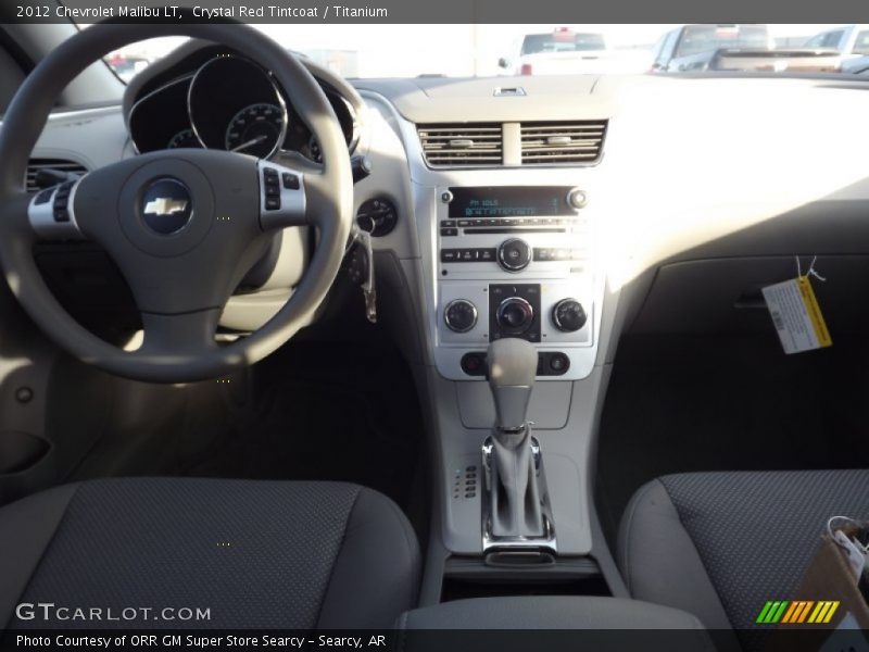 Crystal Red Tintcoat / Titanium 2012 Chevrolet Malibu LT