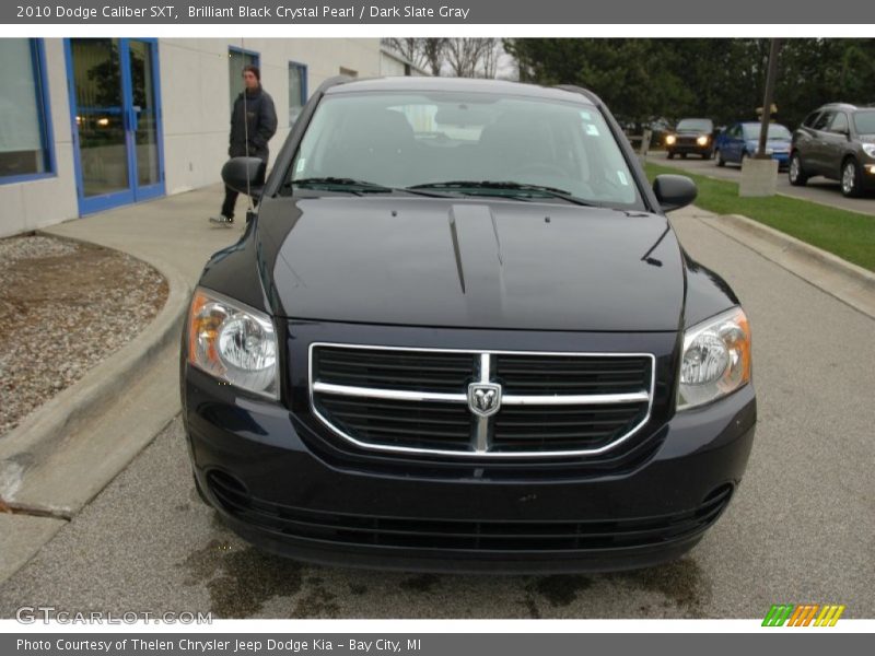 Brilliant Black Crystal Pearl / Dark Slate Gray 2010 Dodge Caliber SXT
