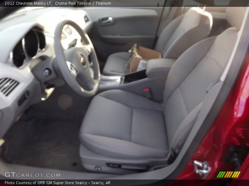 Crystal Red Tintcoat / Titanium 2012 Chevrolet Malibu LT