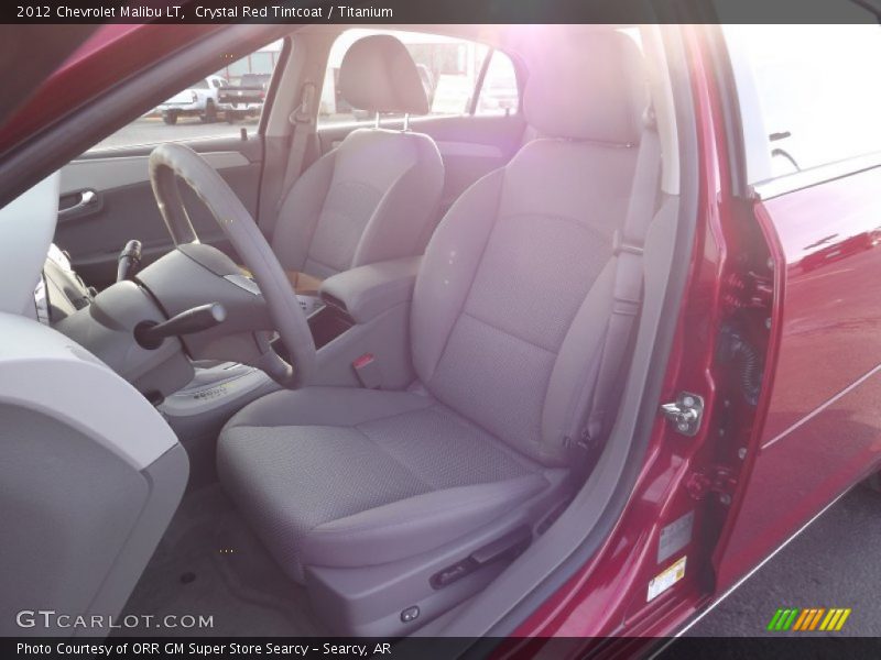 Crystal Red Tintcoat / Titanium 2012 Chevrolet Malibu LT