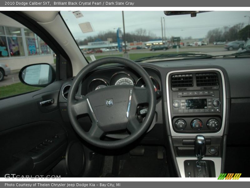 Brilliant Black Crystal Pearl / Dark Slate Gray 2010 Dodge Caliber SXT