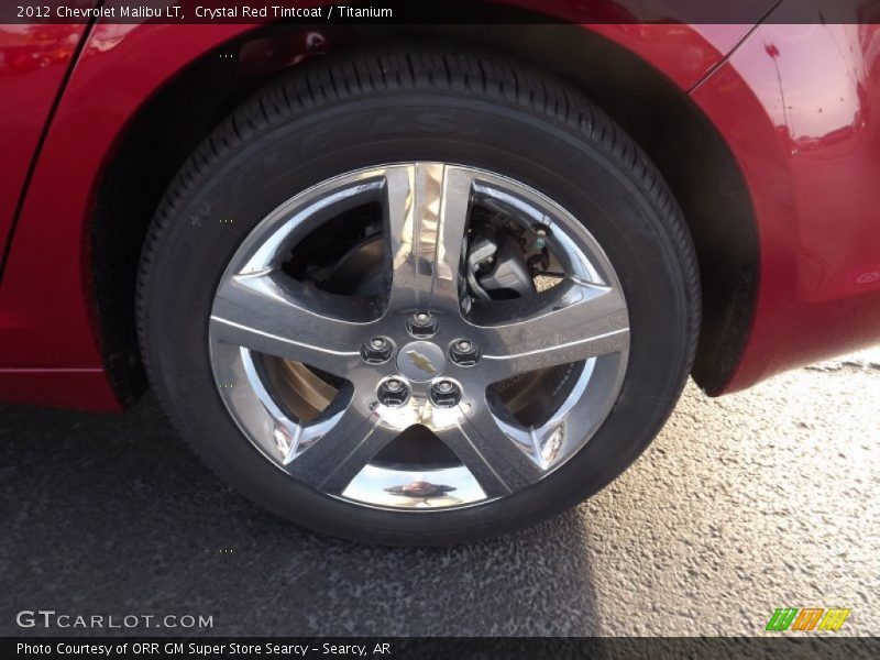 Crystal Red Tintcoat / Titanium 2012 Chevrolet Malibu LT