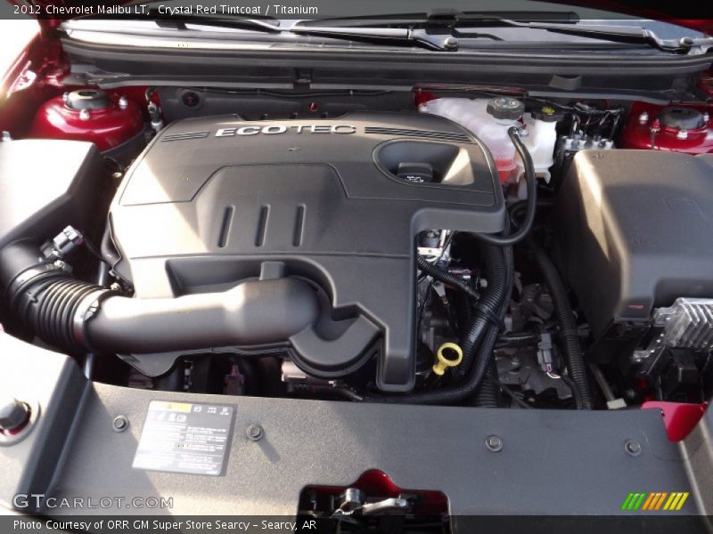 Crystal Red Tintcoat / Titanium 2012 Chevrolet Malibu LT
