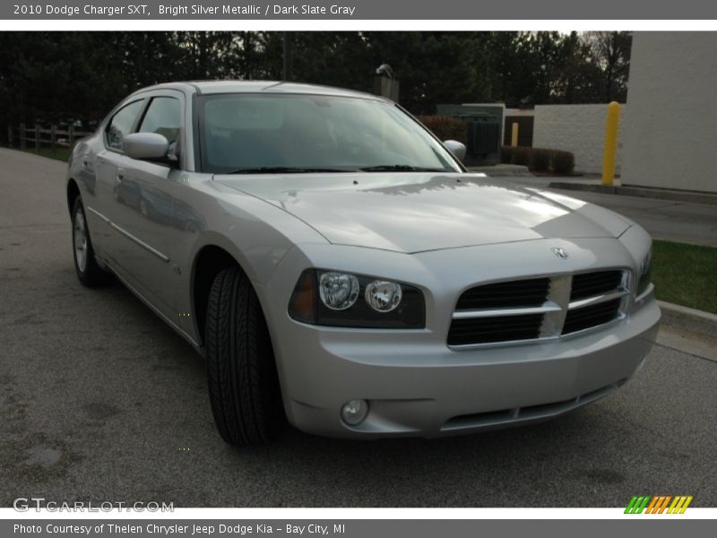 Bright Silver Metallic / Dark Slate Gray 2010 Dodge Charger SXT