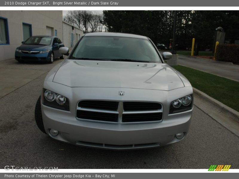 Bright Silver Metallic / Dark Slate Gray 2010 Dodge Charger SXT