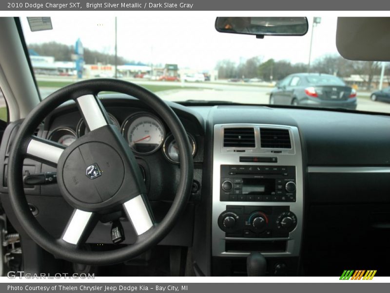 Bright Silver Metallic / Dark Slate Gray 2010 Dodge Charger SXT