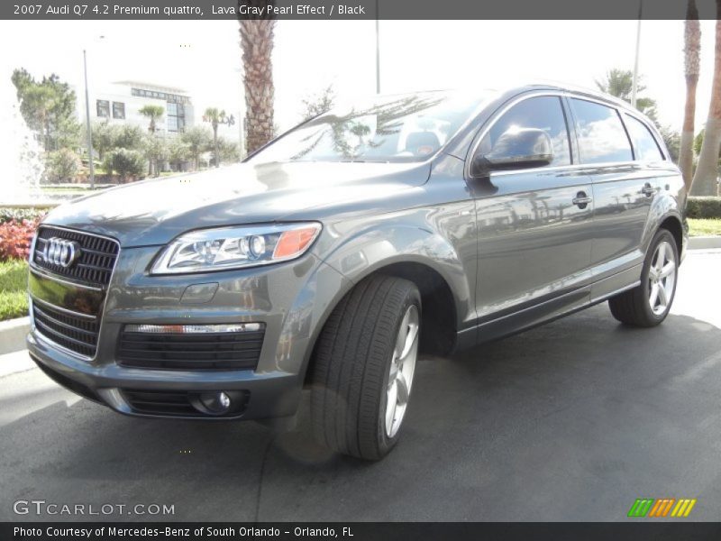 Lava Gray Pearl Effect / Black 2007 Audi Q7 4.2 Premium quattro