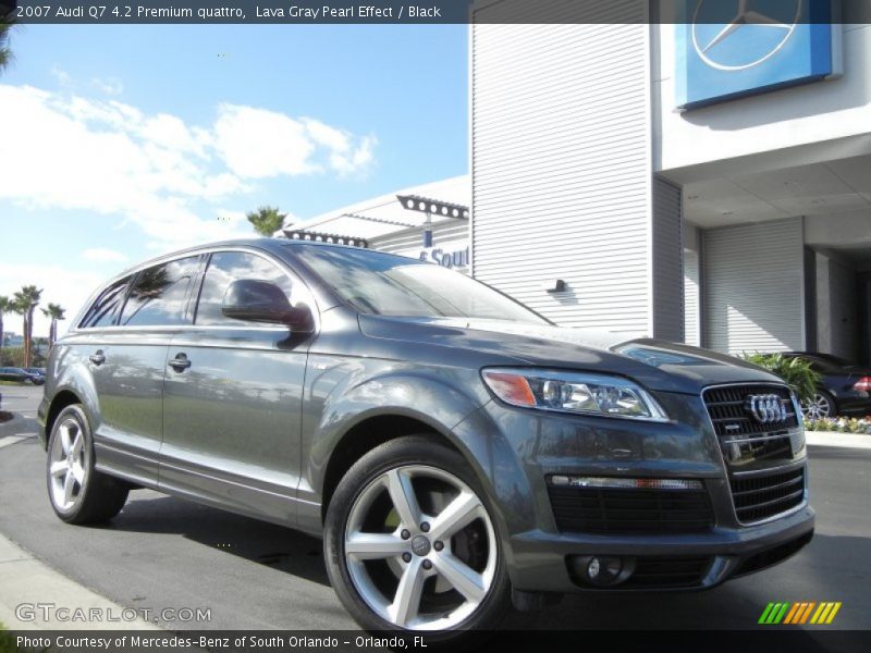 Lava Gray Pearl Effect / Black 2007 Audi Q7 4.2 Premium quattro
