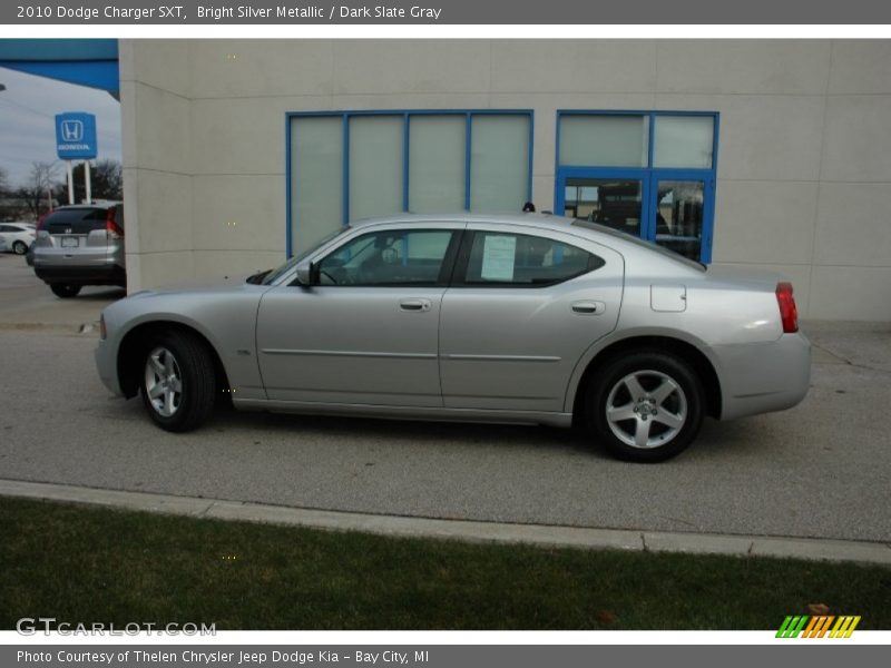 Bright Silver Metallic / Dark Slate Gray 2010 Dodge Charger SXT