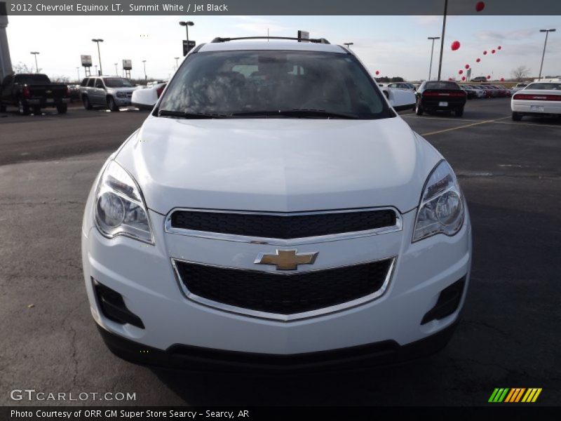 Summit White / Jet Black 2012 Chevrolet Equinox LT