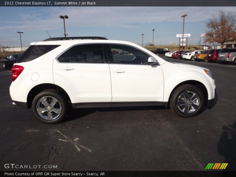 Summit White / Jet Black 2012 Chevrolet Equinox LT