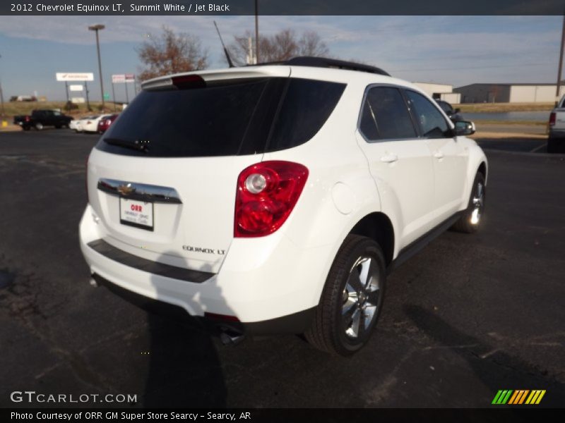 Summit White / Jet Black 2012 Chevrolet Equinox LT