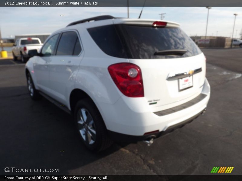 Summit White / Jet Black 2012 Chevrolet Equinox LT