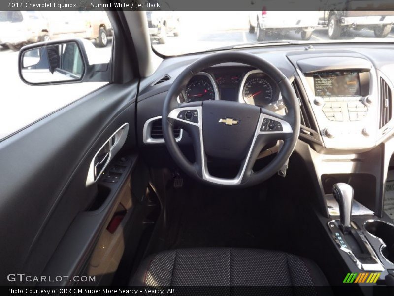 Summit White / Jet Black 2012 Chevrolet Equinox LT