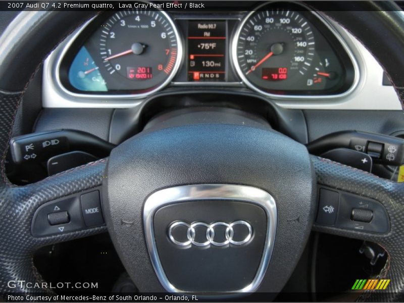Lava Gray Pearl Effect / Black 2007 Audi Q7 4.2 Premium quattro