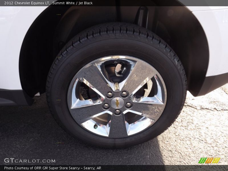 Summit White / Jet Black 2012 Chevrolet Equinox LT