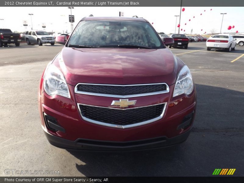 Cardinal Red Metallic / Light Titanium/Jet Black 2012 Chevrolet Equinox LT