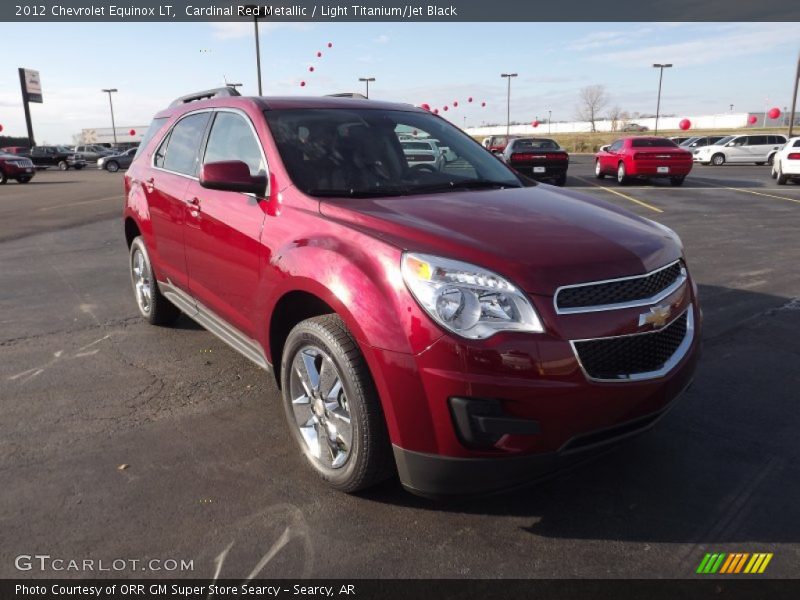 Cardinal Red Metallic / Light Titanium/Jet Black 2012 Chevrolet Equinox LT