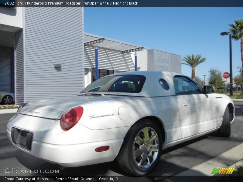 Whisper White / Midnight Black 2002 Ford Thunderbird Premium Roadster