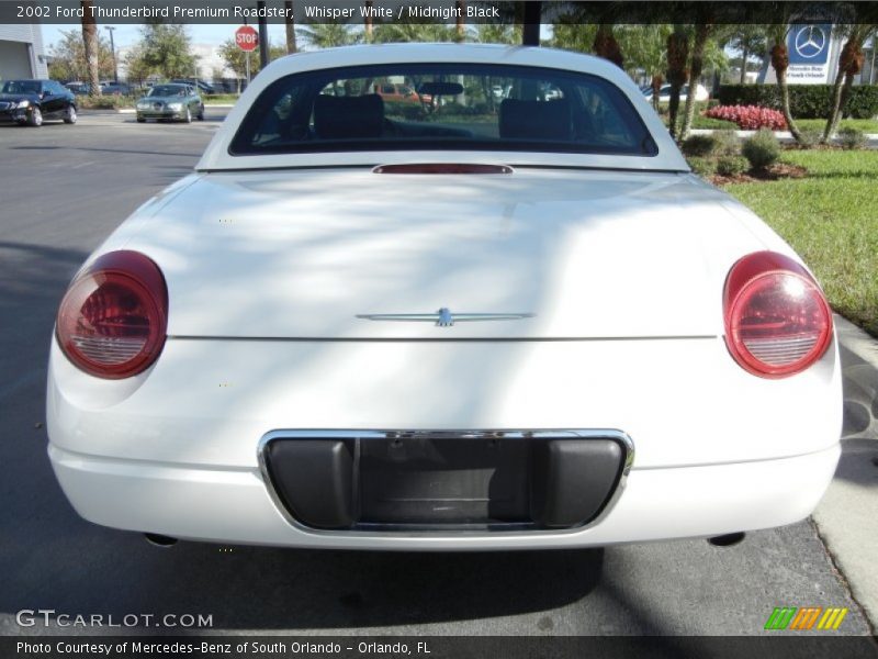 Whisper White / Midnight Black 2002 Ford Thunderbird Premium Roadster