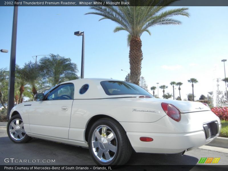 Whisper White / Midnight Black 2002 Ford Thunderbird Premium Roadster
