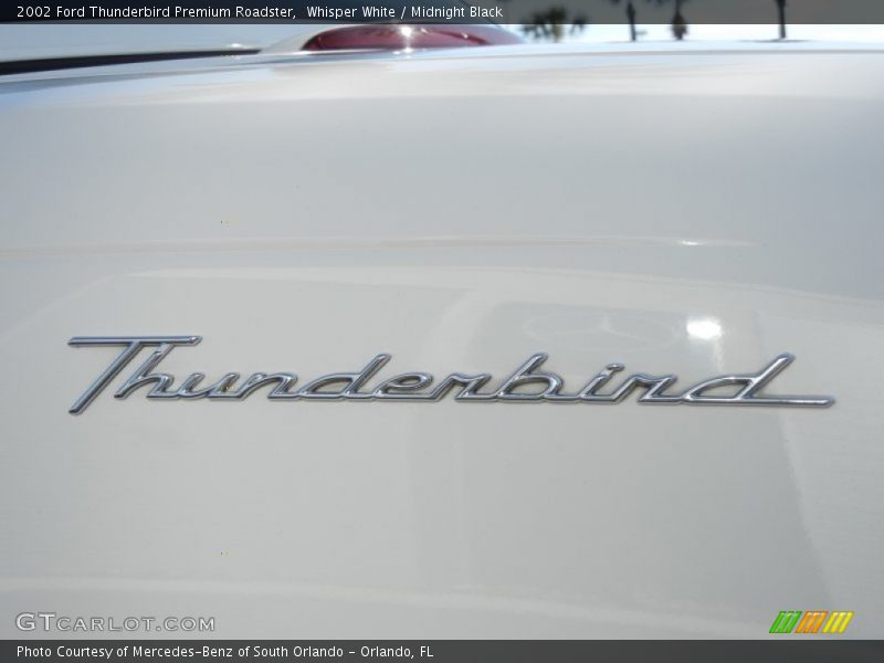 Thunderbird Badge - 2002 Ford Thunderbird Premium Roadster