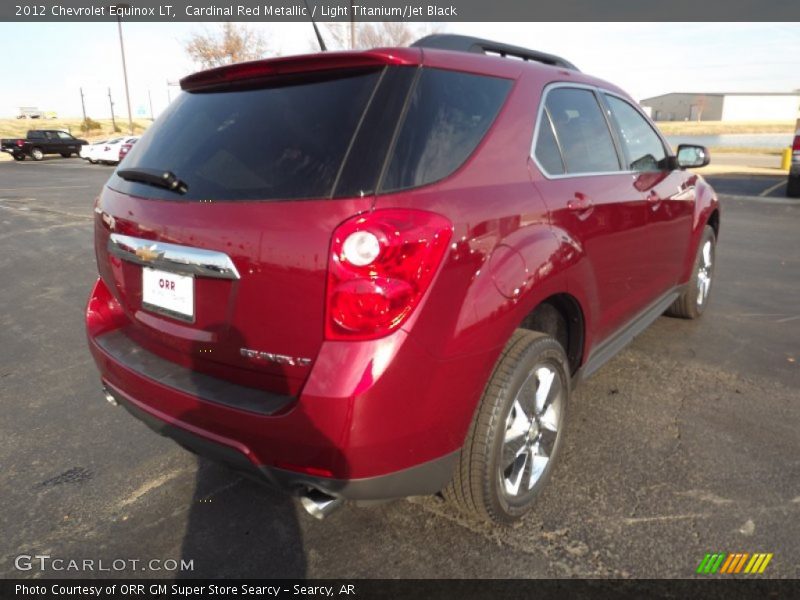Cardinal Red Metallic / Light Titanium/Jet Black 2012 Chevrolet Equinox LT