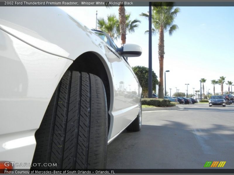 Whisper White / Midnight Black 2002 Ford Thunderbird Premium Roadster