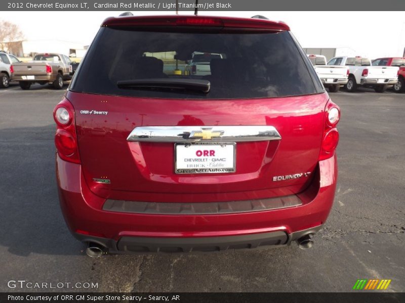 Cardinal Red Metallic / Light Titanium/Jet Black 2012 Chevrolet Equinox LT
