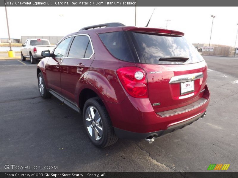 Cardinal Red Metallic / Light Titanium/Jet Black 2012 Chevrolet Equinox LT