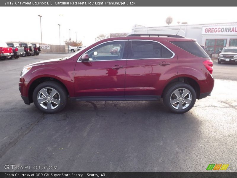 Cardinal Red Metallic / Light Titanium/Jet Black 2012 Chevrolet Equinox LT