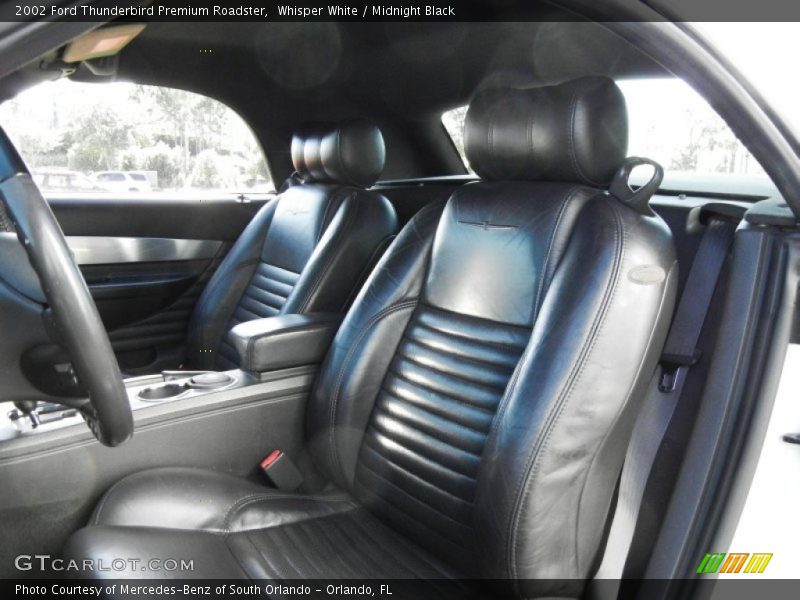  2002 Thunderbird Premium Roadster Midnight Black Interior