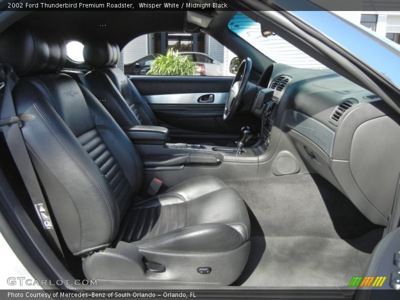  2002 Thunderbird Premium Roadster Midnight Black Interior