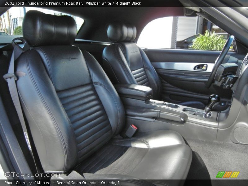  2002 Thunderbird Premium Roadster Midnight Black Interior