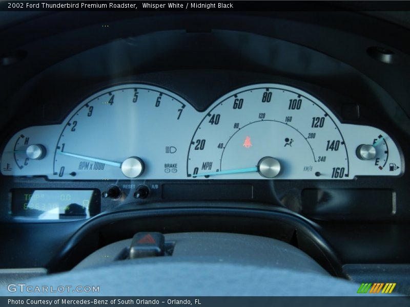  2002 Thunderbird Premium Roadster Premium Roadster Gauges