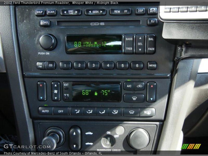Whisper White / Midnight Black 2002 Ford Thunderbird Premium Roadster
