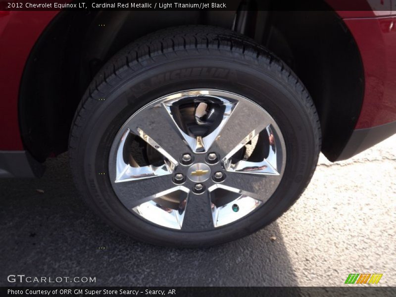 Cardinal Red Metallic / Light Titanium/Jet Black 2012 Chevrolet Equinox LT