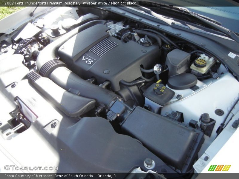 Whisper White / Midnight Black 2002 Ford Thunderbird Premium Roadster