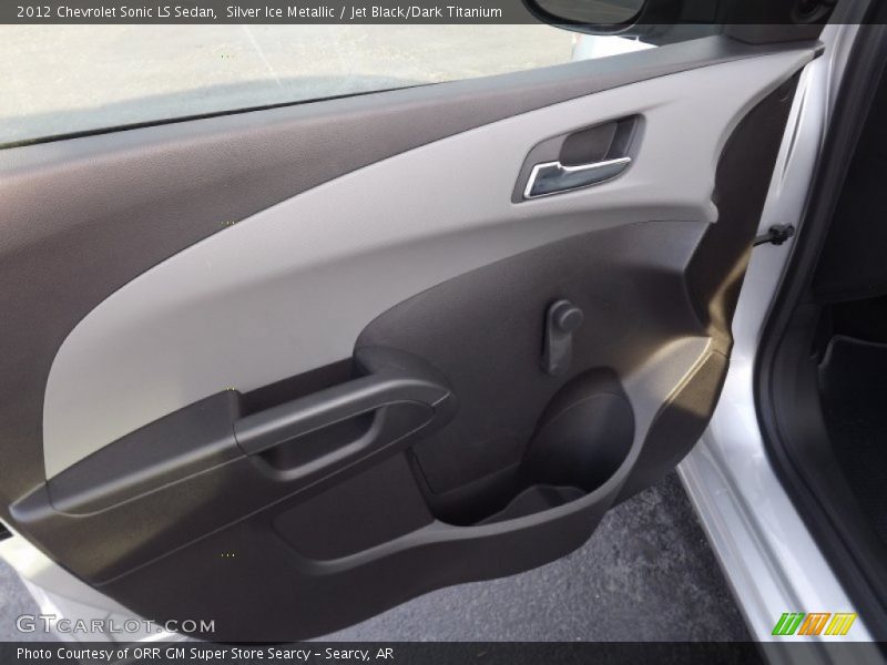 Silver Ice Metallic / Jet Black/Dark Titanium 2012 Chevrolet Sonic LS Sedan
