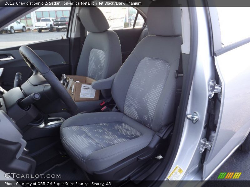 Silver Ice Metallic / Jet Black/Dark Titanium 2012 Chevrolet Sonic LS Sedan