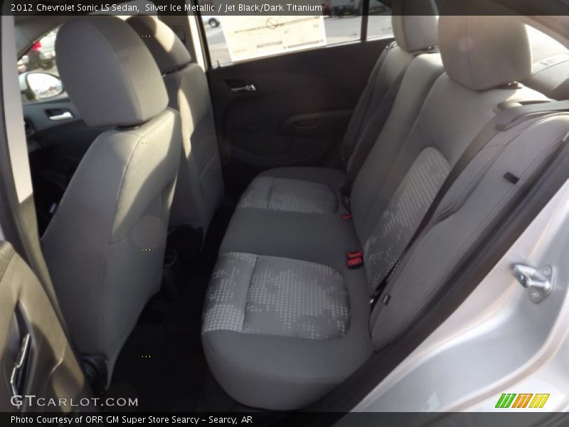 Silver Ice Metallic / Jet Black/Dark Titanium 2012 Chevrolet Sonic LS Sedan