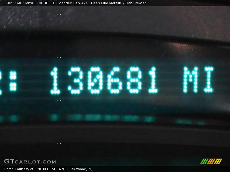 Deep Blue Metallic / Dark Pewter 2005 GMC Sierra 2500HD SLE Extended Cab 4x4