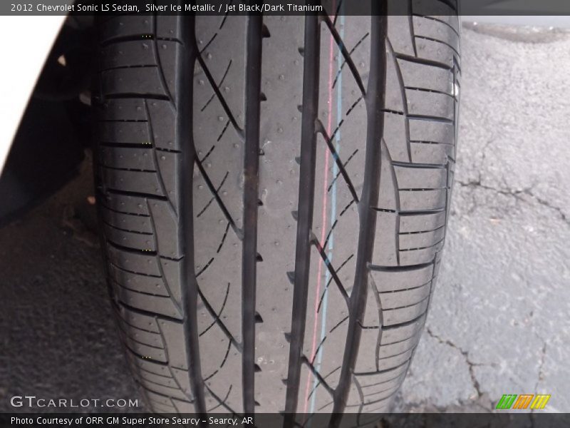 Silver Ice Metallic / Jet Black/Dark Titanium 2012 Chevrolet Sonic LS Sedan
